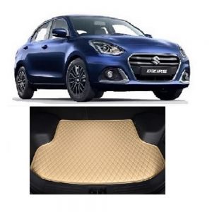 Trunk/Boot/Dicky PU Leatherette Mat for New Swift Dzire - beige
